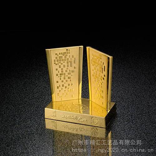 广州深圳金属奖杯定做工厂 银技金奖杯与金银铜奖杯的商务合作之道